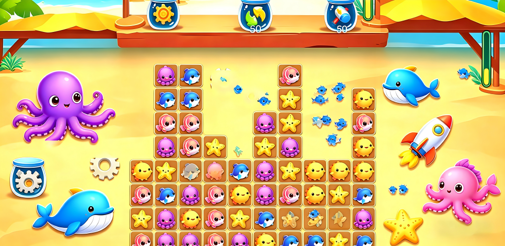 Ocean Cute Pet Puzzle Screenshot